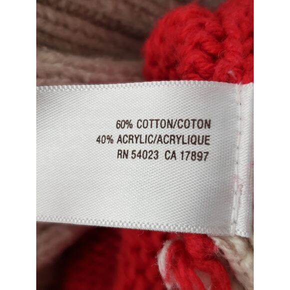 OLD NAVY Women's Beige & Pink Striped Button Up Sweater Sz XS - Picture 9 of 10